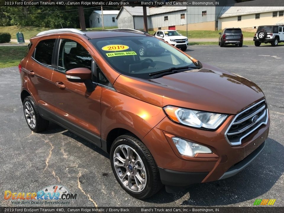 2019 Ford EcoSport Titanium 4WD Canyon Ridge Metallic / Ebony Black Photo #4