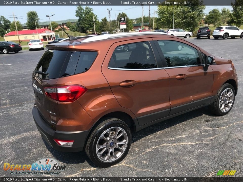 2019 Ford EcoSport Titanium 4WD Canyon Ridge Metallic / Ebony Black Photo #6