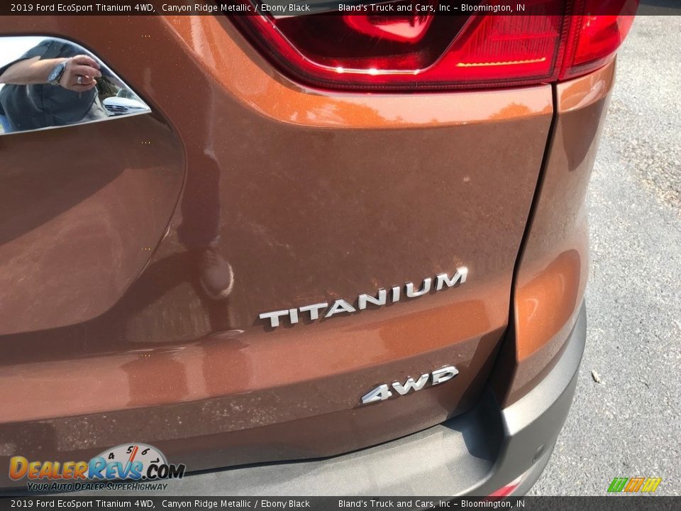2019 Ford EcoSport Titanium 4WD Canyon Ridge Metallic / Ebony Black Photo #8