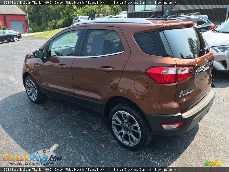 2019 Ford EcoSport Titanium 4WD Canyon Ridge Metallic / Ebony Black Photo #11