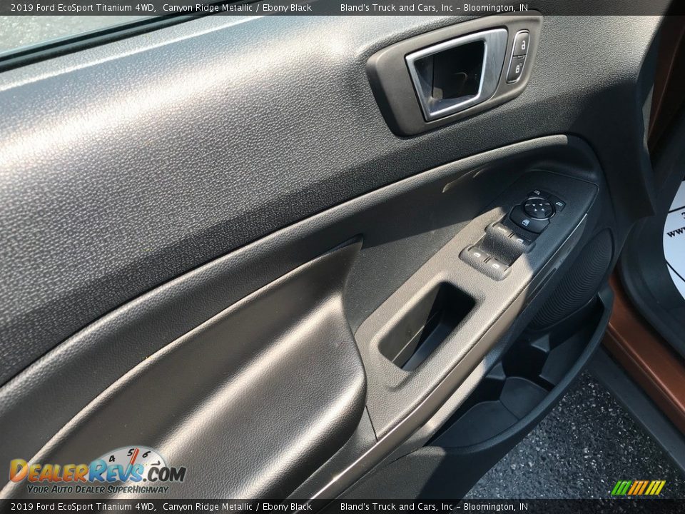 2019 Ford EcoSport Titanium 4WD Canyon Ridge Metallic / Ebony Black Photo #12
