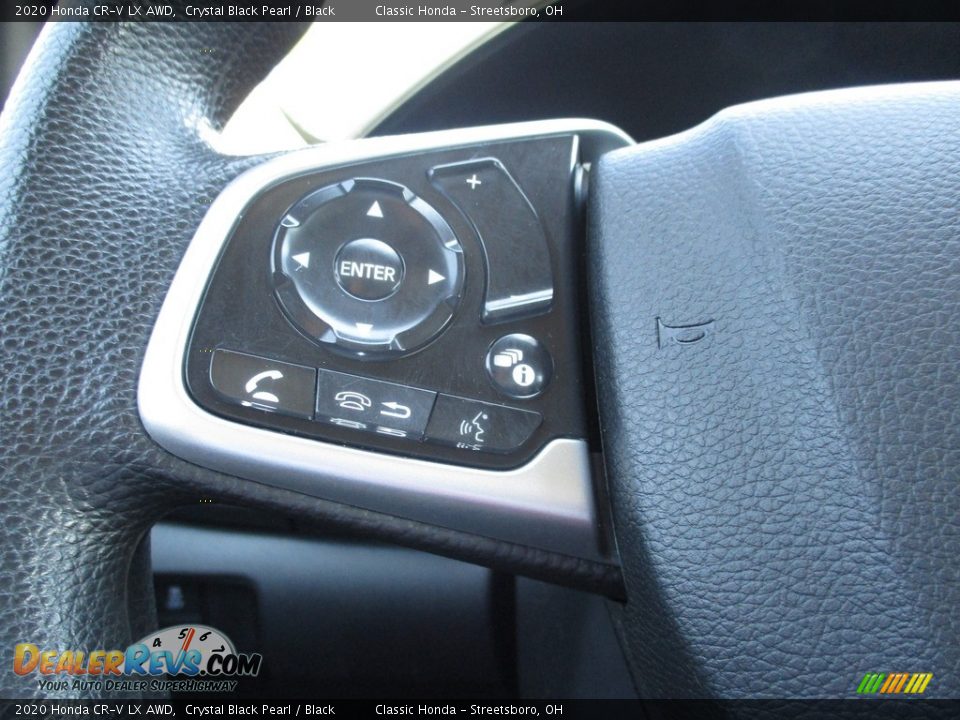 2020 Honda CR-V LX AWD Crystal Black Pearl / Black Photo #30