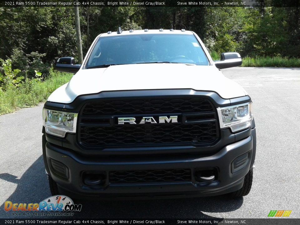 2021 Ram 5500 Tradesman Regular Cab 4x4 Chassis Bright White / Diesel Gray/Black Photo #3