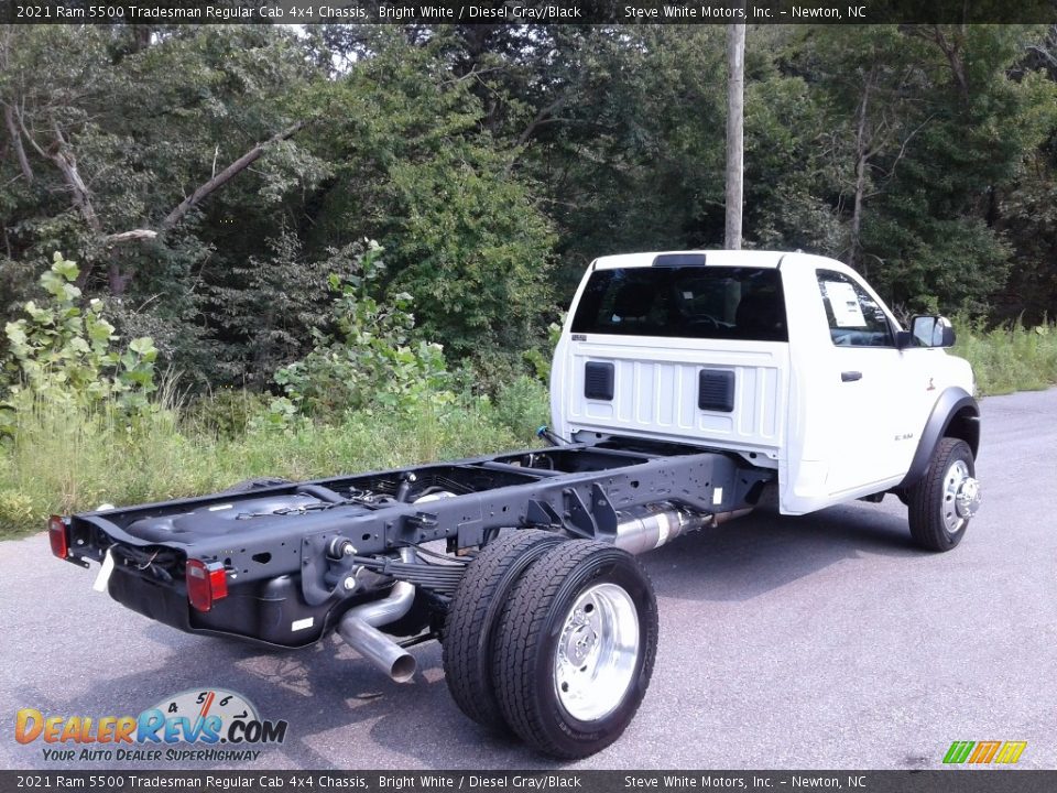 2021 Ram 5500 Tradesman Regular Cab 4x4 Chassis Bright White / Diesel Gray/Black Photo #6