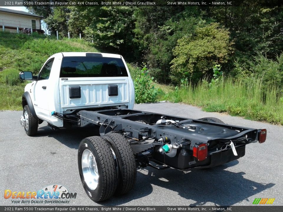 2021 Ram 5500 Tradesman Regular Cab 4x4 Chassis Bright White / Diesel Gray/Black Photo #8