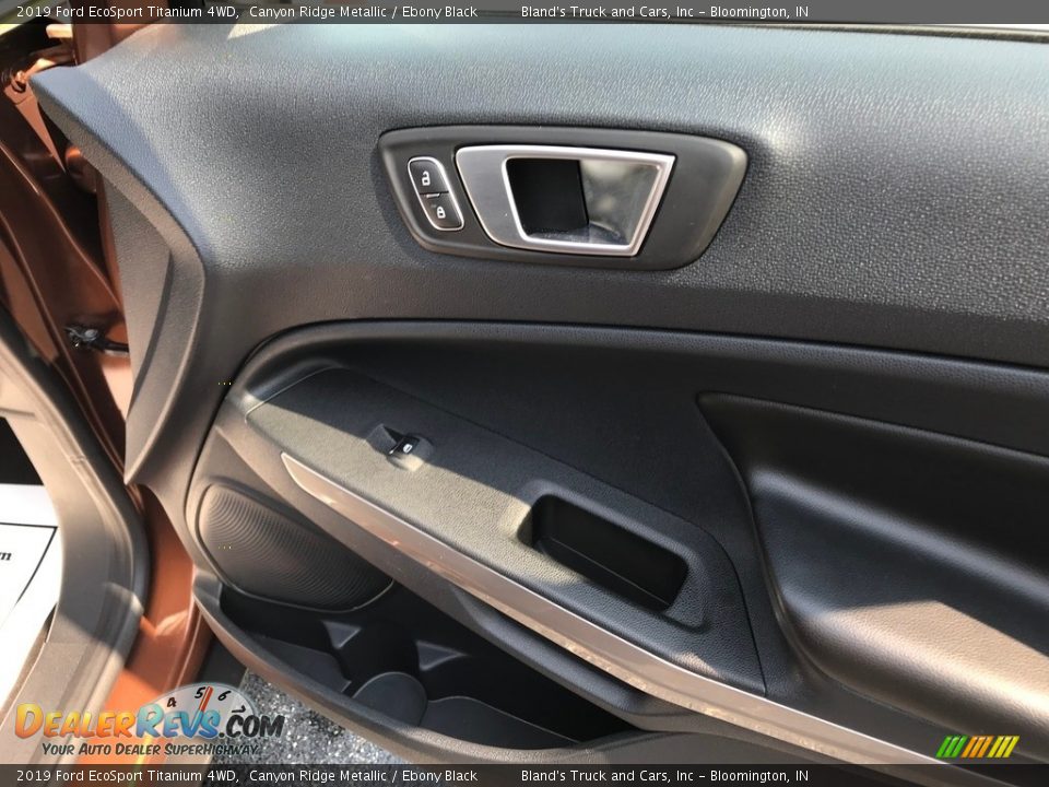 2019 Ford EcoSport Titanium 4WD Canyon Ridge Metallic / Ebony Black Photo #35