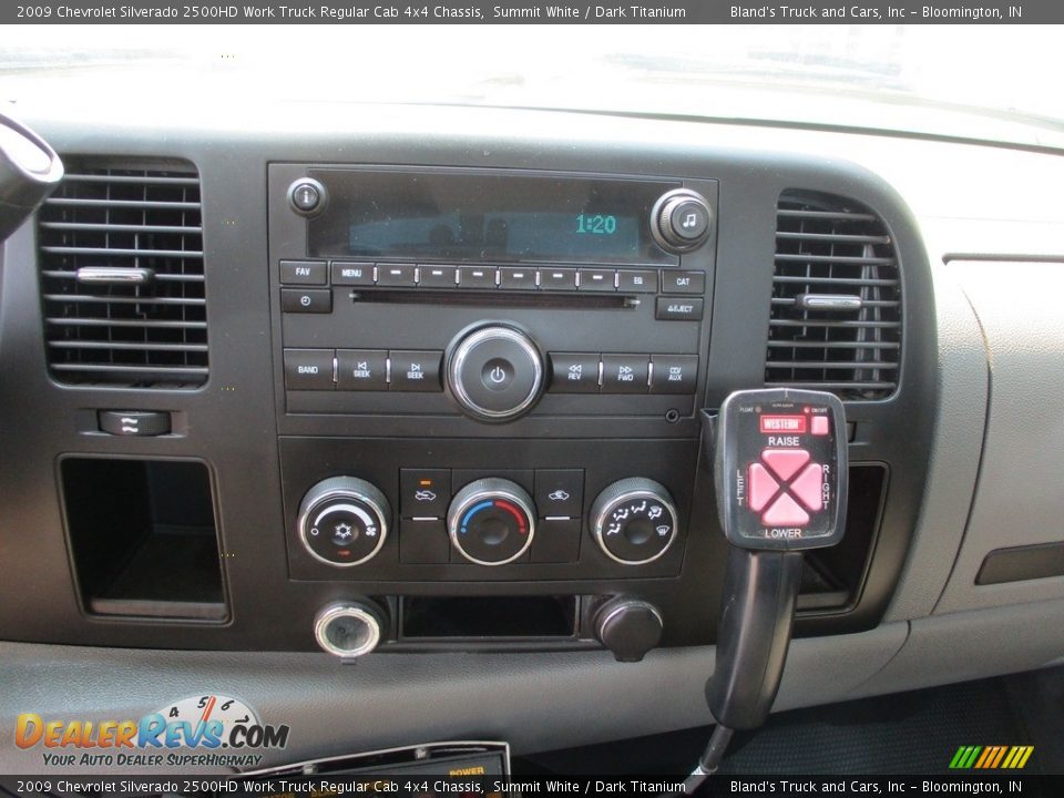 2009 Chevrolet Silverado 2500HD Work Truck Regular Cab 4x4 Chassis Summit White / Dark Titanium Photo #10