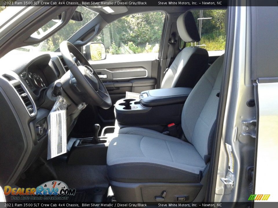 2021 Ram 3500 SLT Crew Cab 4x4 Chassis Billet Silver Metallic / Diesel Gray/Black Photo #10