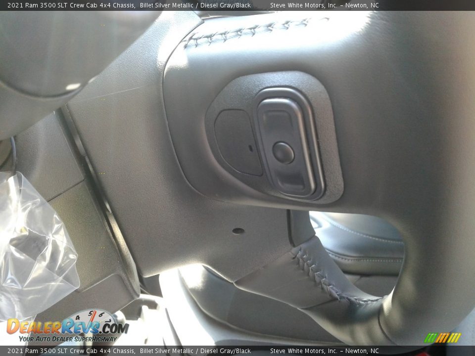 2021 Ram 3500 SLT Crew Cab 4x4 Chassis Billet Silver Metallic / Diesel Gray/Black Photo #12