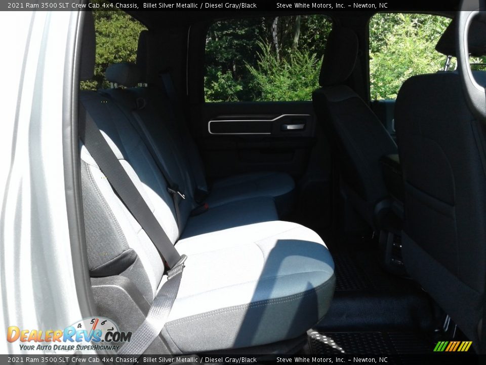 2021 Ram 3500 SLT Crew Cab 4x4 Chassis Billet Silver Metallic / Diesel Gray/Black Photo #16