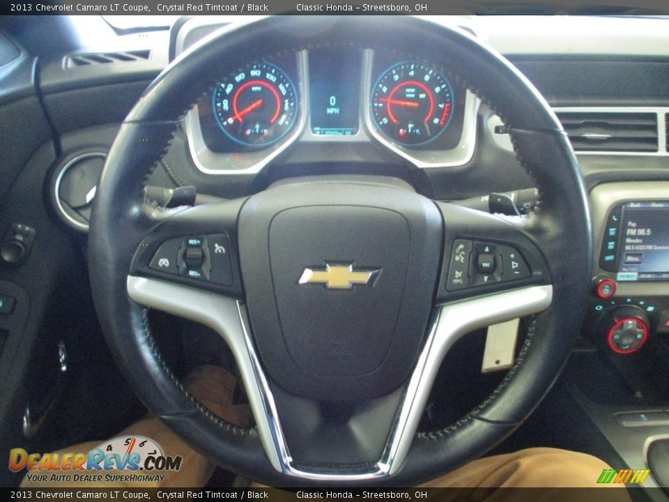 2013 Chevrolet Camaro LT Coupe Crystal Red Tintcoat / Black Photo #24