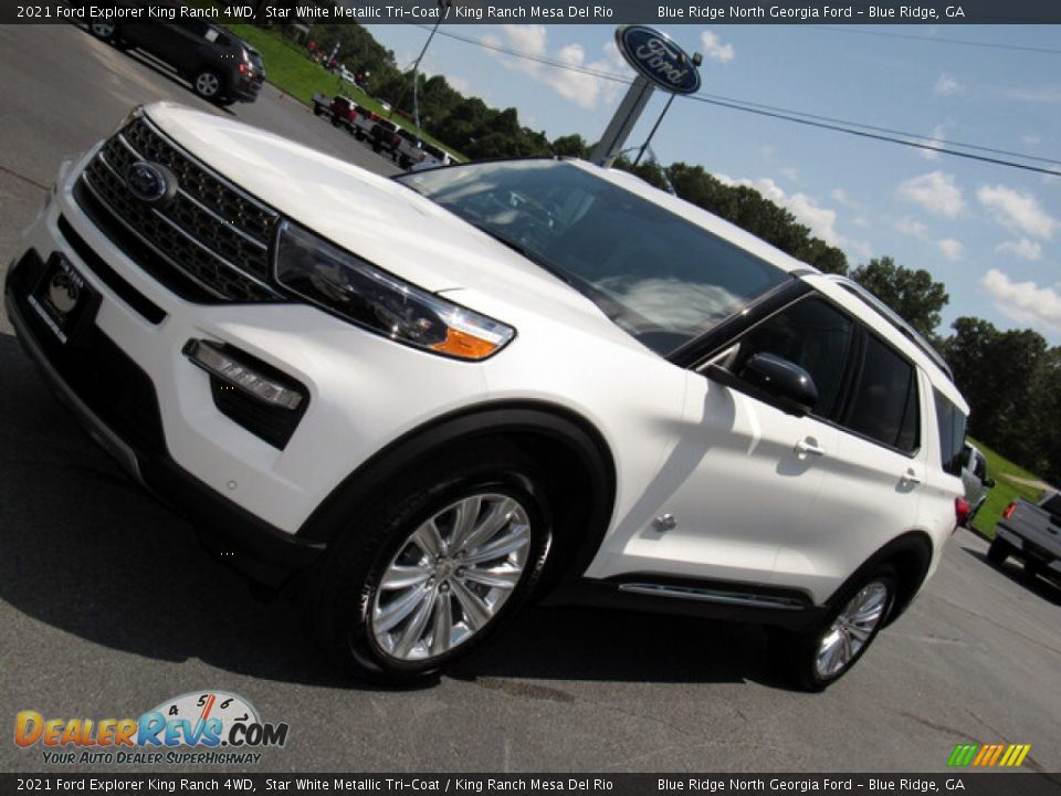 Star White Metallic Tri-Coat 2021 Ford Explorer King Ranch 4WD Photo #26