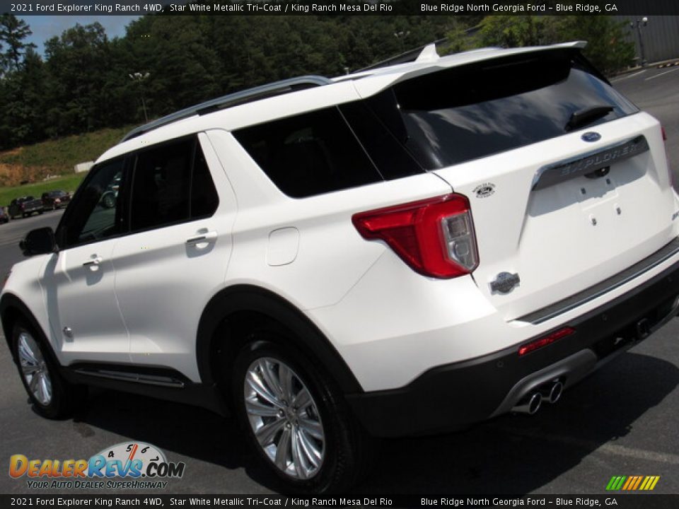 2021 Ford Explorer King Ranch 4WD Star White Metallic Tri-Coat / King Ranch Mesa Del Rio Photo #29