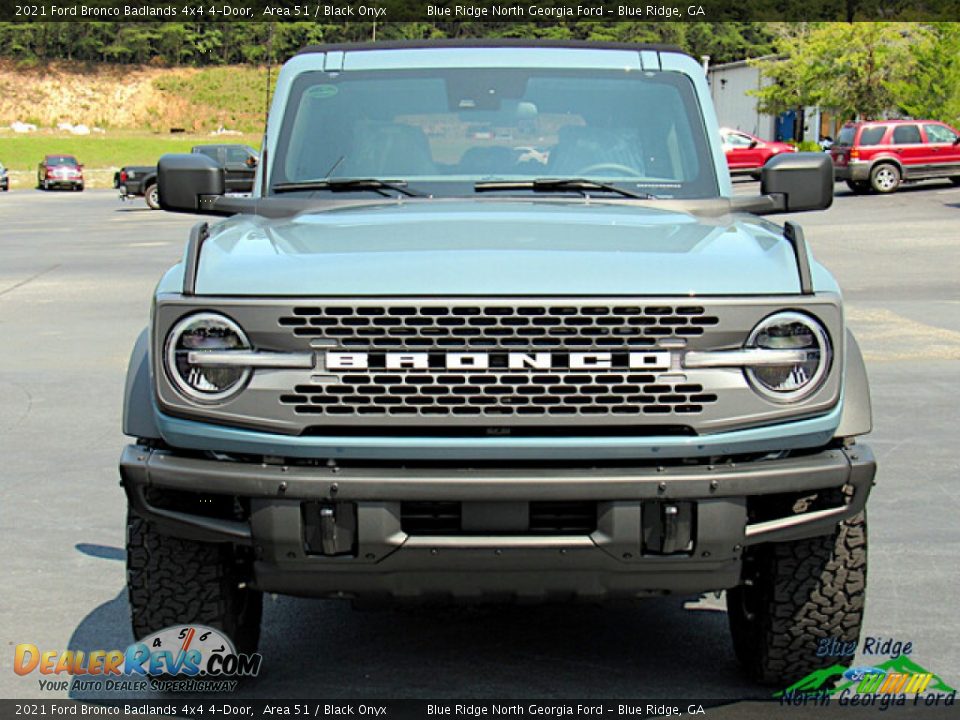 2021 Ford Bronco Badlands 4x4 4-Door Area 51 / Black Onyx Photo #8