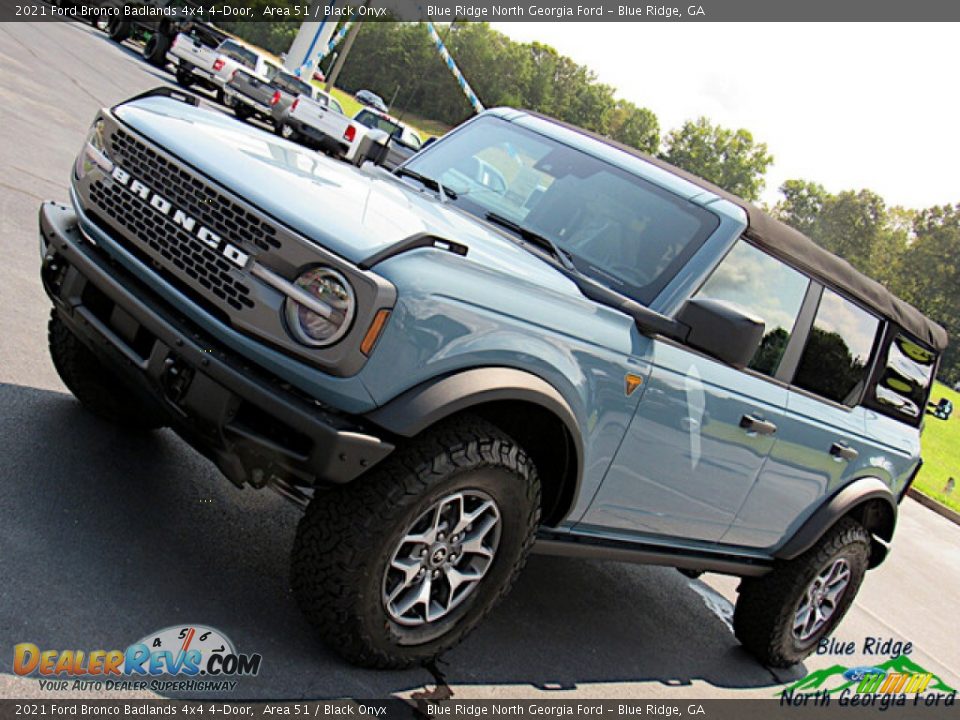 2021 Ford Bronco Badlands 4x4 4-Door Area 51 / Black Onyx Photo #26