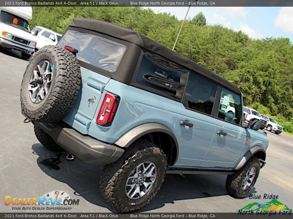 2021 Ford Bronco Badlands 4x4 4-Door Area 51 / Black Onyx Photo #28