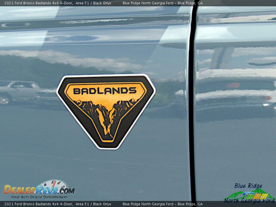 2021 Ford Bronco Badlands 4x4 4-Door Area 51 / Black Onyx Photo #30