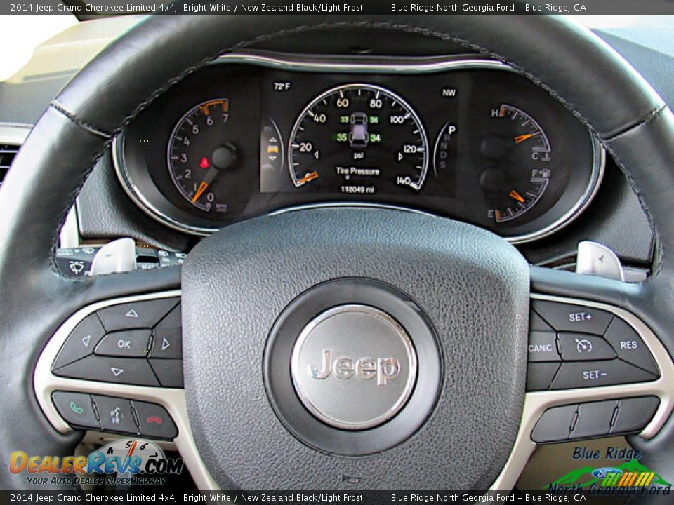 2014 Jeep Grand Cherokee Limited 4x4 Bright White / New Zealand Black/Light Frost Photo #17