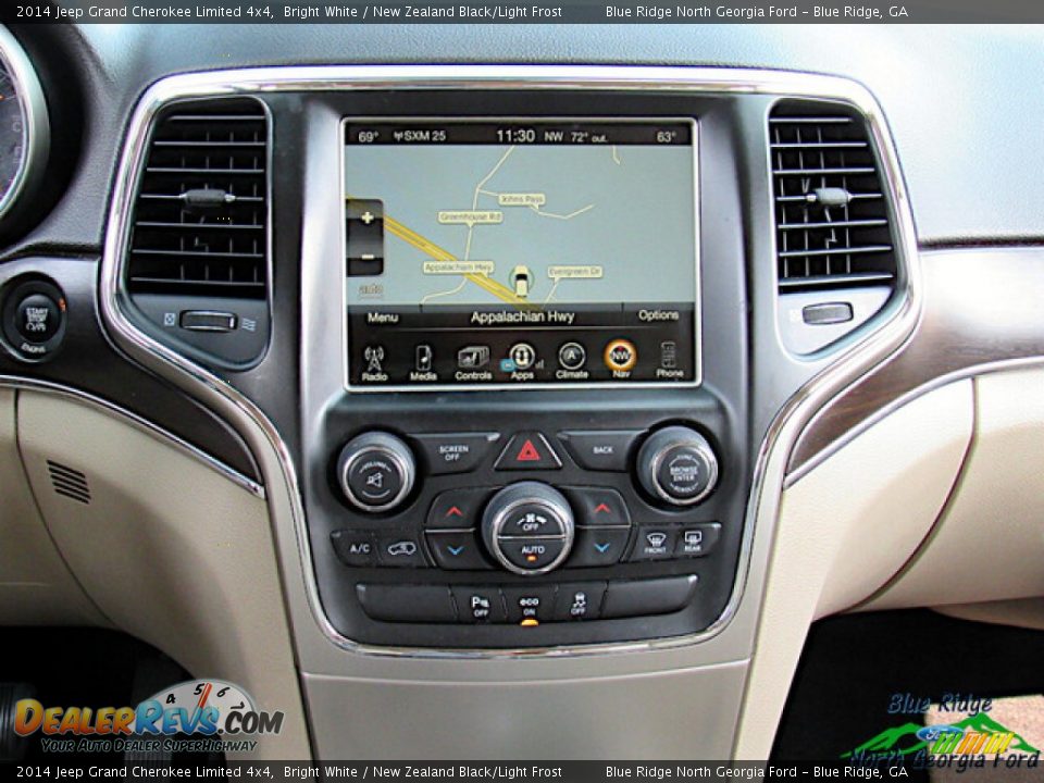 2014 Jeep Grand Cherokee Limited 4x4 Bright White / New Zealand Black/Light Frost Photo #18
