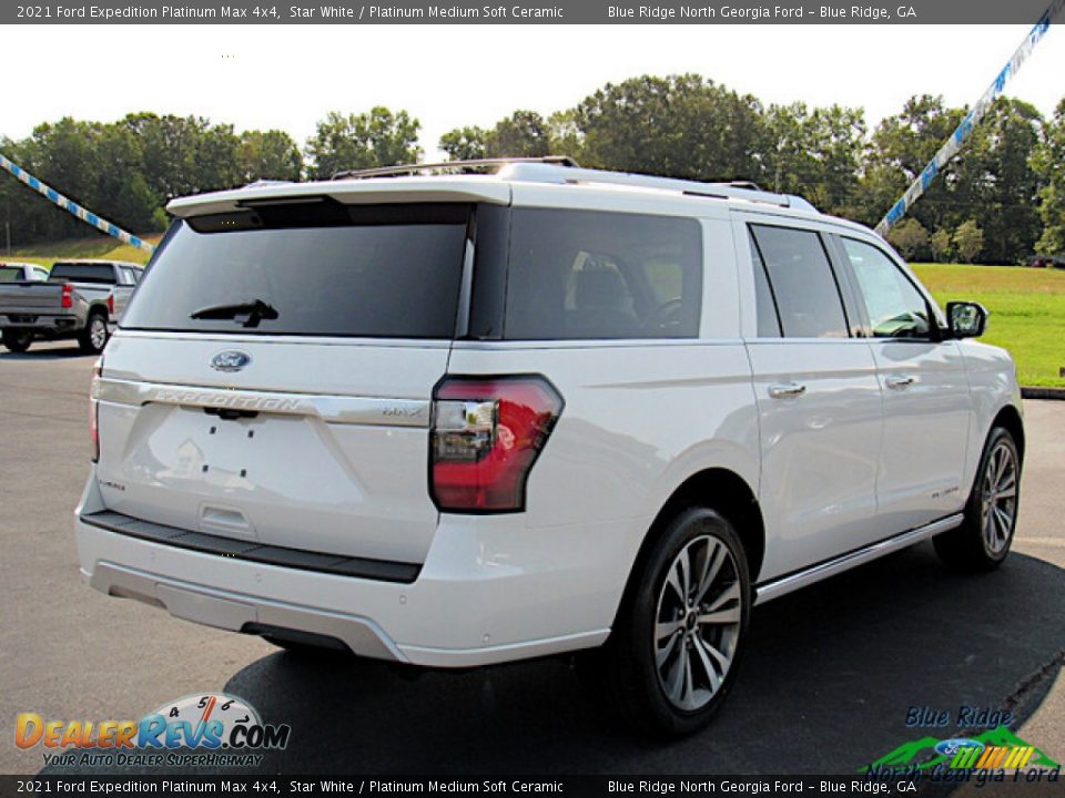 2021 Ford Expedition Platinum Max 4x4 Star White / Platinum Medium Soft Ceramic Photo #5