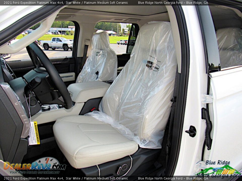 2021 Ford Expedition Platinum Max 4x4 Star White / Platinum Medium Soft Ceramic Photo #11