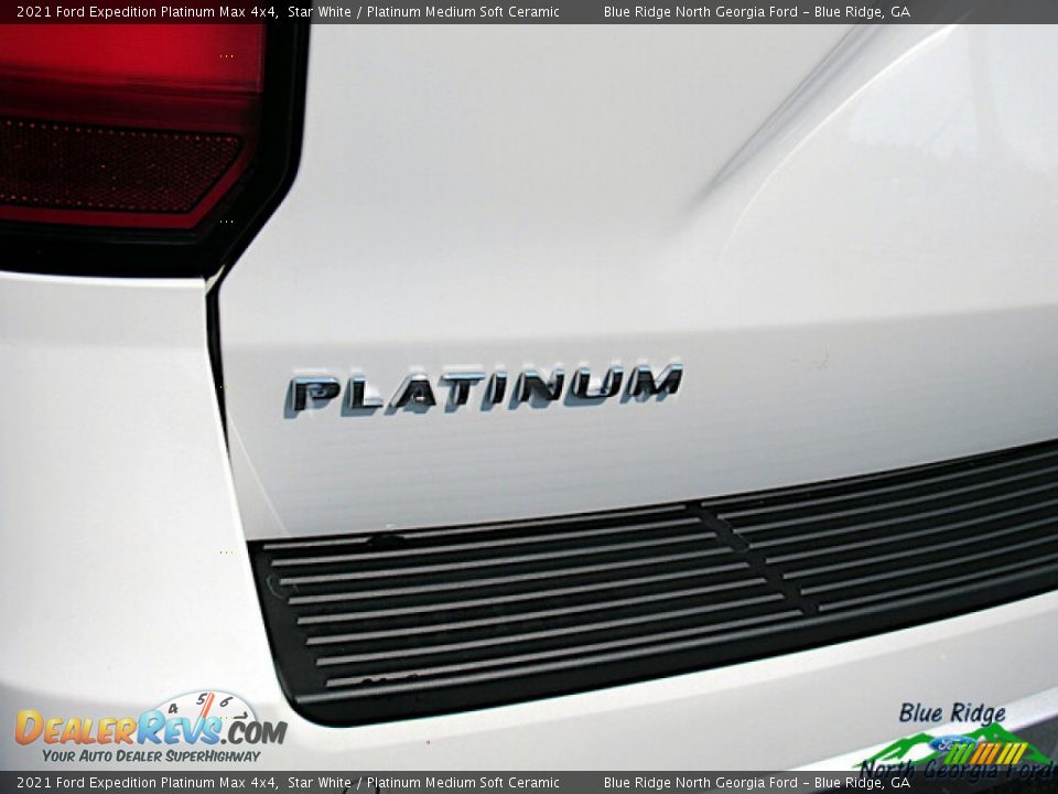 2021 Ford Expedition Platinum Max 4x4 Star White / Platinum Medium Soft Ceramic Photo #34