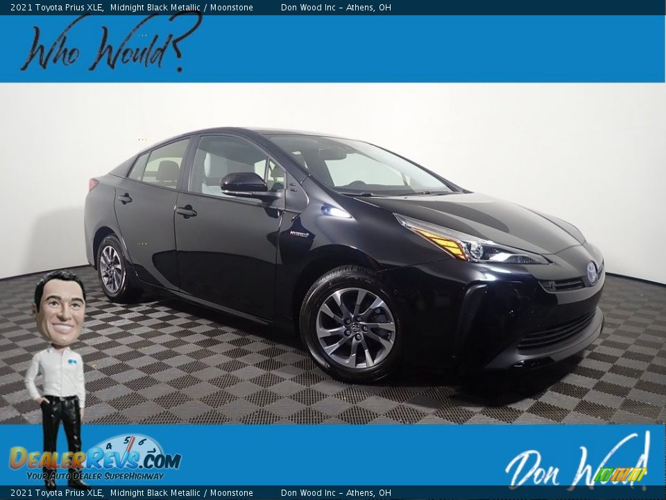 2021 Toyota Prius XLE Midnight Black Metallic / Moonstone Photo #1