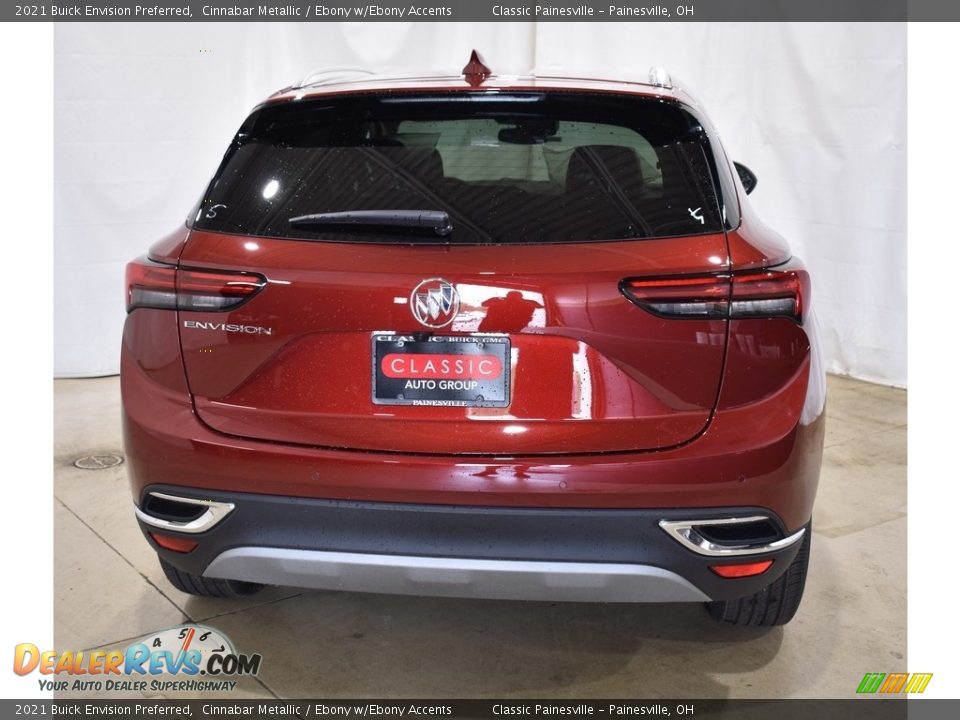 2021 Buick Envision Preferred Cinnabar Metallic / Ebony w/Ebony Accents Photo #3