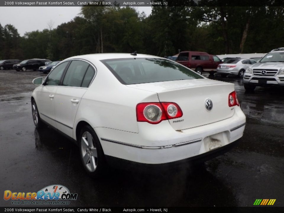 2008 Volkswagen Passat Komfort Sedan Candy White / Black Photo #4