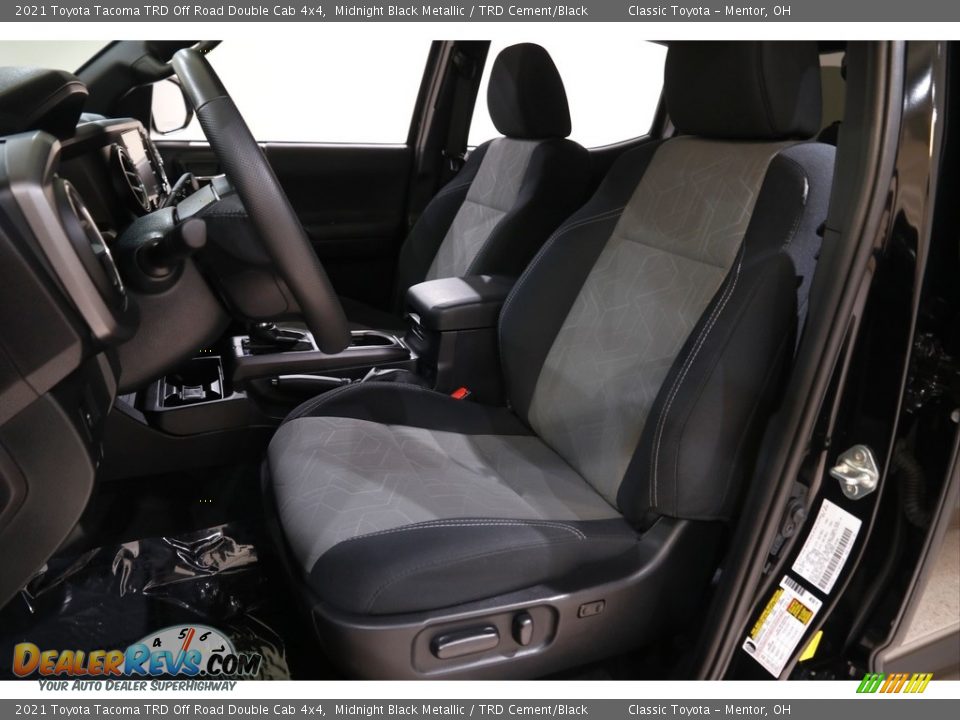 Front Seat of 2021 Toyota Tacoma TRD Off Road Double Cab 4x4 Photo #5