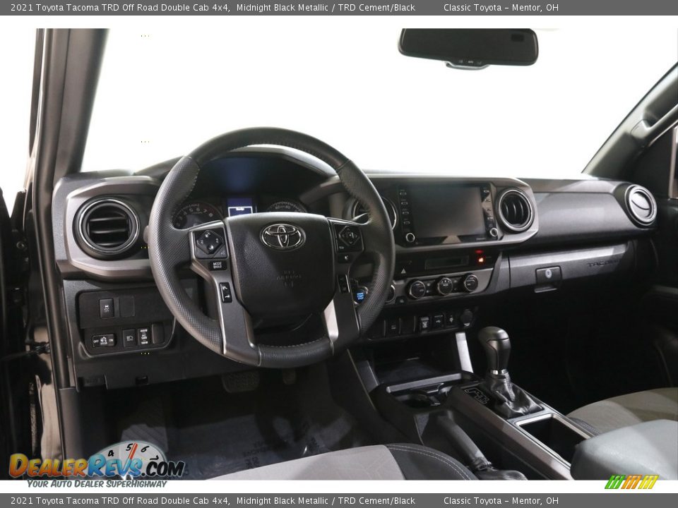 Dashboard of 2021 Toyota Tacoma TRD Off Road Double Cab 4x4 Photo #6