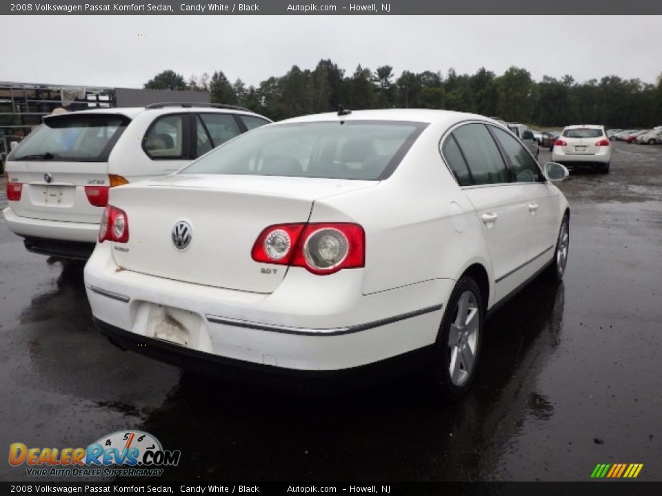 2008 Volkswagen Passat Komfort Sedan Candy White / Black Photo #6