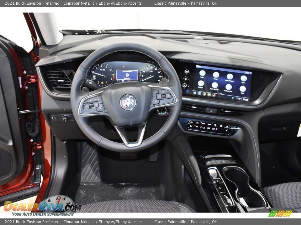 2021 Buick Envision Preferred Cinnabar Metallic / Ebony w/Ebony Accents Photo #10