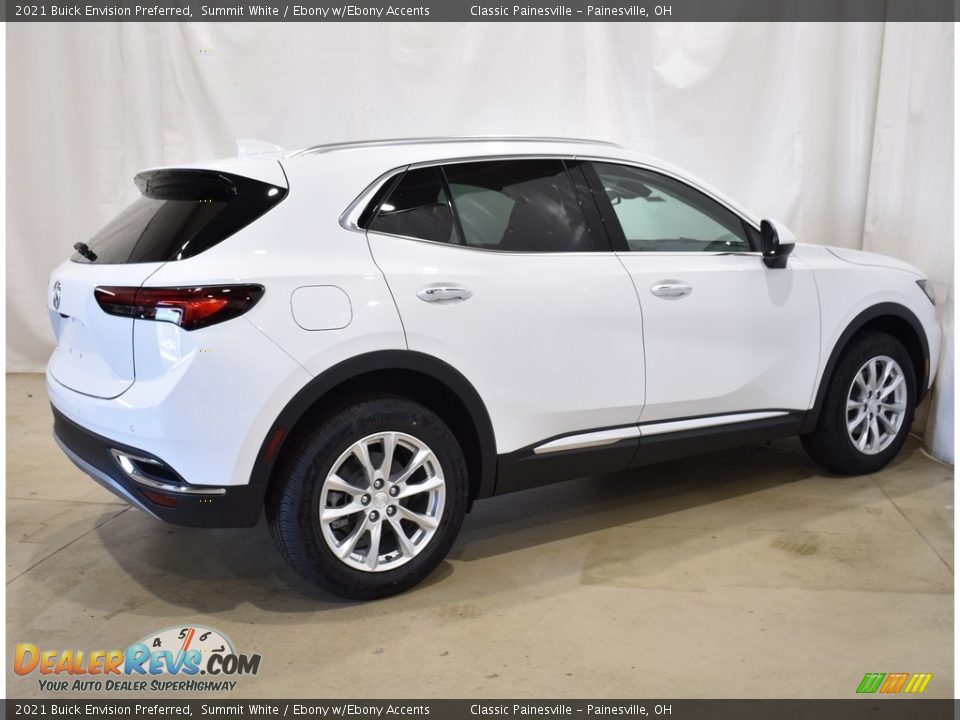 2021 Buick Envision Preferred Summit White / Ebony w/Ebony Accents Photo #2