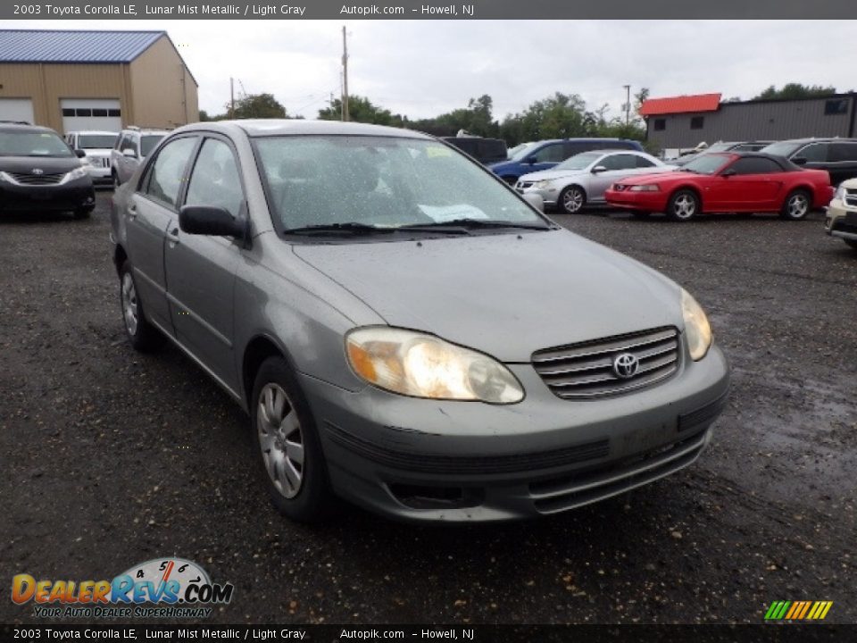 2003 Toyota Corolla LE Lunar Mist Metallic / Light Gray Photo #3