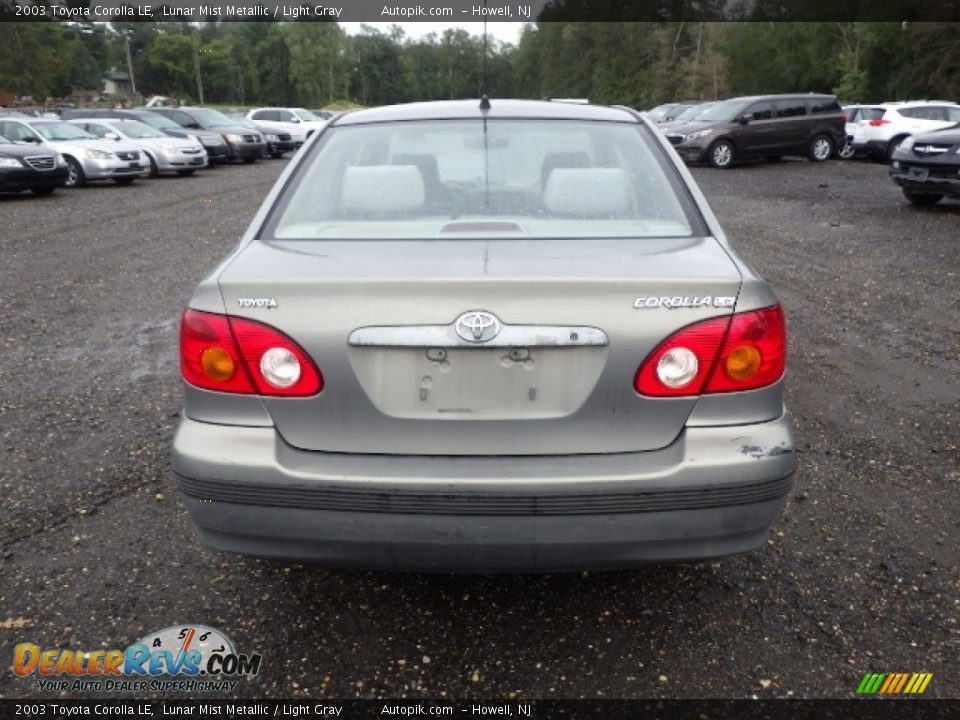 2003 Toyota Corolla LE Lunar Mist Metallic / Light Gray Photo #5