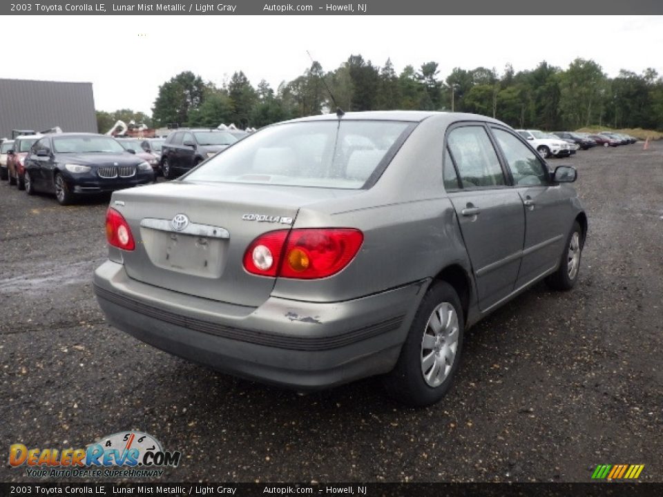 2003 Toyota Corolla LE Lunar Mist Metallic / Light Gray Photo #6