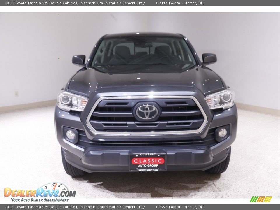 2018 Toyota Tacoma SR5 Double Cab 4x4 Magnetic Gray Metallic / Cement Gray Photo #2
