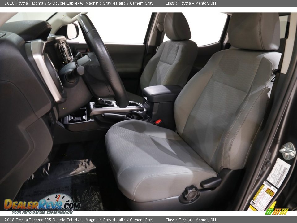 2018 Toyota Tacoma SR5 Double Cab 4x4 Magnetic Gray Metallic / Cement Gray Photo #5