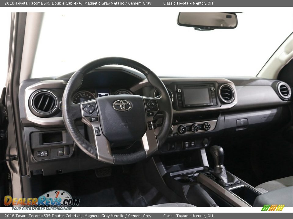 2018 Toyota Tacoma SR5 Double Cab 4x4 Magnetic Gray Metallic / Cement Gray Photo #6