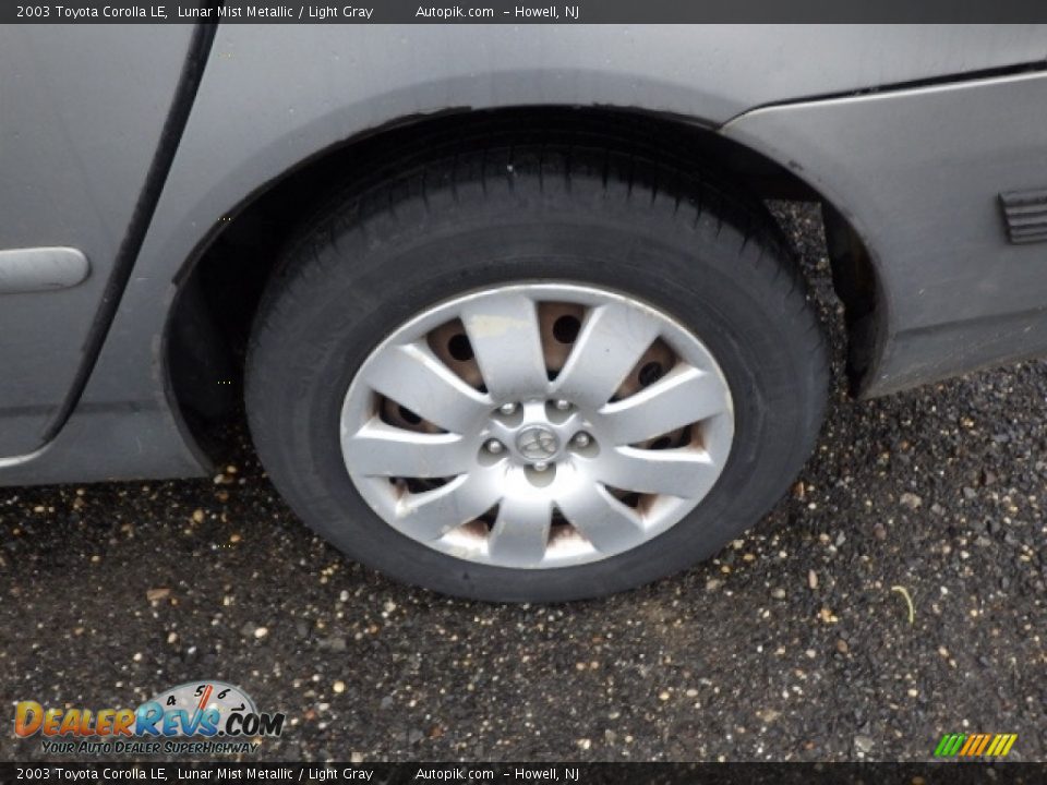 2003 Toyota Corolla LE Lunar Mist Metallic / Light Gray Photo #13