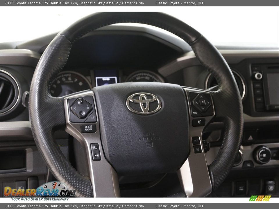 2018 Toyota Tacoma SR5 Double Cab 4x4 Magnetic Gray Metallic / Cement Gray Photo #7