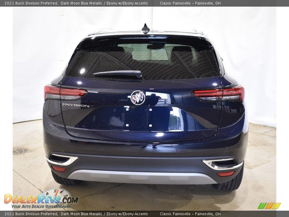 2021 Buick Envision Preferred Dark Moon Blue Metallic / Ebony w/Ebony Accents Photo #3