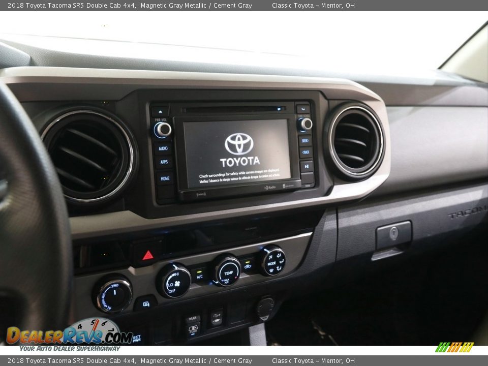 2018 Toyota Tacoma SR5 Double Cab 4x4 Magnetic Gray Metallic / Cement Gray Photo #9