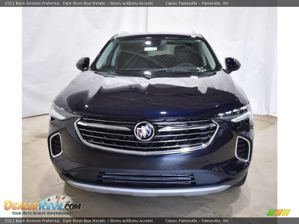 2021 Buick Envision Preferred Dark Moon Blue Metallic / Ebony w/Ebony Accents Photo #4