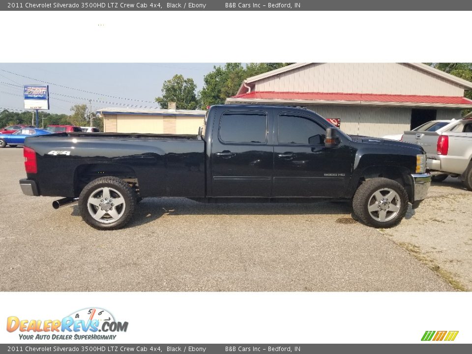 2011 Chevrolet Silverado 3500HD LTZ Crew Cab 4x4 Black / Ebony Photo #5