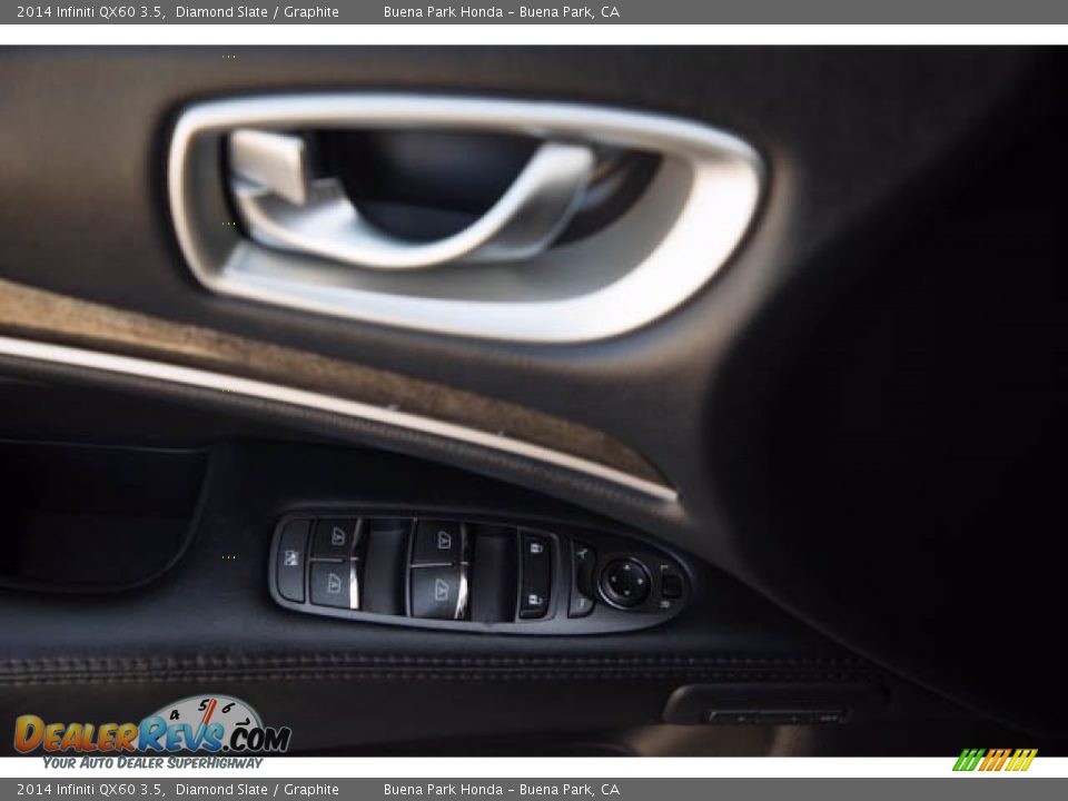 2014 Infiniti QX60 3.5 Diamond Slate / Graphite Photo #30