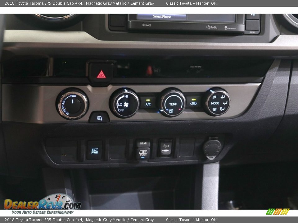 2018 Toyota Tacoma SR5 Double Cab 4x4 Magnetic Gray Metallic / Cement Gray Photo #12