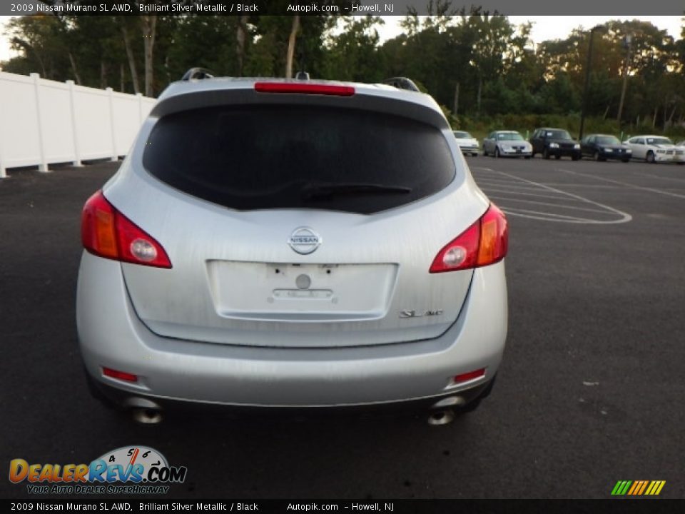 2009 Nissan Murano SL AWD Brilliant Silver Metallic / Black Photo #5