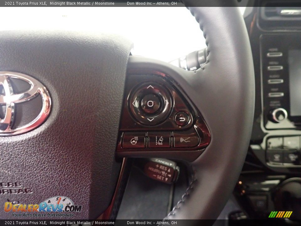 2021 Toyota Prius XLE Midnight Black Metallic / Moonstone Photo #32